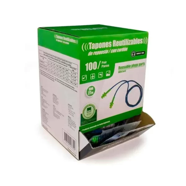 TAPON STEELPRO EP-T06 REUTILIZABLE EN BOLSA INDIVIDUAL - Imagen 2