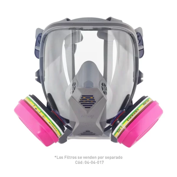 RESPIRADOR ACTIVEX FULL FACE SILICONA ATX - Imagen 2